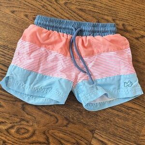 Colorful Kids Swim Shorts with Stripes